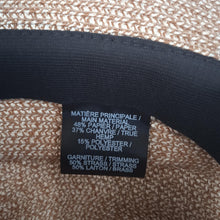 Load image into Gallery viewer, MASION MICHEL Ladies Camel Brown Straw Virgine Hat Size M NEW RRP395
