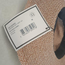 Load image into Gallery viewer, MASION MICHEL Ladies Camel Brown Straw Virgine Hat Size M NEW RRP395
