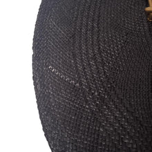 Load image into Gallery viewer, GLADYS TAMEZ MILLINERY Iman Ladies Black Straw Panama Hat Size S NEW RRP325
