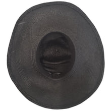 Load image into Gallery viewer, GLADYS TAMEZ MILLINERY Iman Ladies Black Straw Panama Hat Size S NEW RRP325
