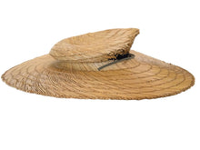 Load image into Gallery viewer, RUSLAN BAGINSKIY Logo Straw Sun Hat Fedora Wide Brim Neutral Beige S NEW RRP235
