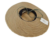 Load image into Gallery viewer, RUSLAN BAGINSKIY Logo Straw Sun Hat Fedora Wide Brim Neutral Beige S NEW RRP235
