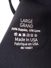 Load image into Gallery viewer, LIVE THE PROCESS Ladies Black Stretch Fit Crisscross Orion Sports Bra L NEW
