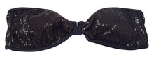 Load image into Gallery viewer, ADRIANA DEGREAS Sequinned Bikini Top Bra Strapless Bandeau Size M NEW RRP210
