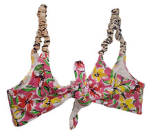 Load image into Gallery viewer, REINA OLGA Luca Bikini Top Bra Floral &amp; Tiger Print Multicoloured 2/M NEW RRP130
