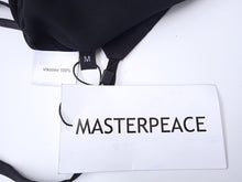 Load image into Gallery viewer, MASTERPEACE Satin Slip Dress Sleeveless V-Neckline Midi Black Size M NEW
