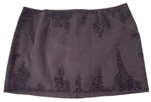 Load image into Gallery viewer, 16 ARLINGTON Haile Mini Skirt Embellished Zip Charcoal Grey UK14 BNWT RRP860
