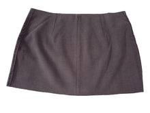Load image into Gallery viewer, 16 ARLINGTON Haile Mini Skirt Embellished Zip Charcoal Grey UK14 BNWT RRP860
