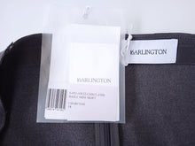 Load image into Gallery viewer, 16 ARLINGTON Haile Mini Skirt Embellished Zip Charcoal Grey UK14 BNWT RRP860
