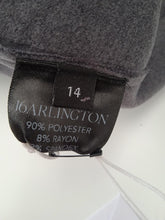 Load image into Gallery viewer, 16 ARLINGTON Haile Mini Skirt Embellished Zip Charcoal Grey UK14 BNWT RRP860
