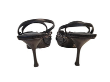 Load image into Gallery viewer, STEVE MADDEN Ladies Adaline Black Studded Heeled Sandals EU38 UK5 NEW RRP135
