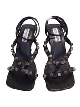 Load image into Gallery viewer, STEVE MADDEN Ladies Adaline Black Studded Heeled Sandals EU36 UK3 NEW RRP135
