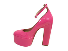 Load image into Gallery viewer, STEVE MADDEN Ladies Skyrise Platform Heels Shoes Pink Patent EU39 UK6 NEW RRP135
