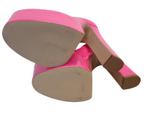 Load image into Gallery viewer, STEVE MADDEN Ladies Skyrise Platform Heels Shoes Pink Patent EU39 UK6 NEW RRP135
