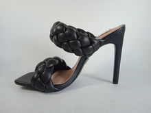 Load image into Gallery viewer, STEVE MADDEN Ladies Black Kenley High Heel Sandals Size EU37 UK4 RRP115 NEW
