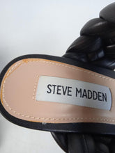Load image into Gallery viewer, STEVE MADDEN Ladies Black Kenley High Heel Sandals Size EU37 UK4 RRP115 NEW
