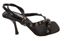 Load image into Gallery viewer, STEVE MADDEN Ladies Adaline Black Studded Heeled Sandals EU37 UK4 NEW RRP135
