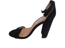 Load image into Gallery viewer, STEVE MADDEN Ladies Carrson 100 Black Suede Heels Sandals EU36 UK3 NEW RRP115
