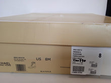 Load image into Gallery viewer, MICHAEL MICHAEL KORS Ladies Brea Black/Gold Leather Boots US8 UK5.5 NEW RRP290
