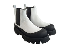 Load image into Gallery viewer, PALOMA BARCELO Ladies White Celine Chelsea Boots Size EU40 UK7 RRP240 NEW
