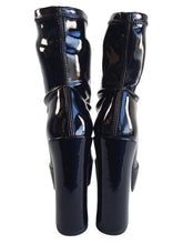 Load image into Gallery viewer, STUART WEITZMAN Ladies Black Skyhigh Platform Boots EU38.5 UK5.5 RRP650 NEW
