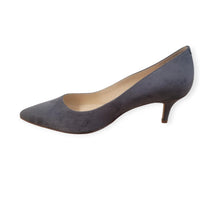 Load image into Gallery viewer, NINE WEST Court Shoes Flagship 55 Suedette Pointed Toe Heels Grey US8 UK6 NEW

