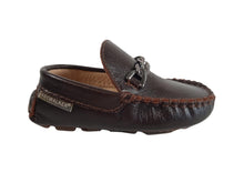 Load image into Gallery viewer, BABYWALKER Boys Brown Leather Gaucho Dress Loafers 2 Years RRP90 NEW
