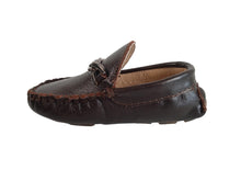 Load image into Gallery viewer, BABYWALKER Boys Brown Leather Gaucho Dress Loafers 2 Years RRP90 NEW
