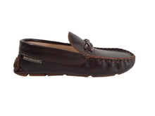 Load image into Gallery viewer, BABYWALKER Boys Brown Leather Gaucho Loafers 3 Years RRP95 NEW
