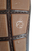 Load image into Gallery viewer, BABYWALKER Boys Brown Leather Gaucho Loafers 3 Years RRP95 NEW
