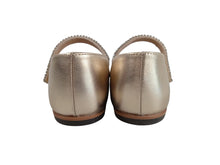 Load image into Gallery viewer, BABYWALKER Girls Gold Luminosa Mary Jane Shoes 4 Yrs RRP120 NEW
