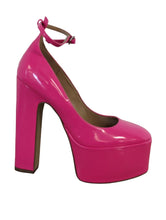 Load image into Gallery viewer, STEVE MADDEN Shoes Pink Ladies Faux Leather Platform Heel UK5 NEW RRP130
