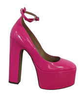 Load image into Gallery viewer, STEVE MADDEN Shoes Pink Ladies Faux Leather Platform Heel UK5 NEW RRP130
