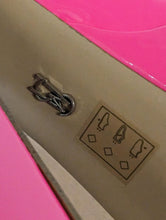 Load image into Gallery viewer, STEVE MADDEN Shoes Pink Ladies Faux Leather Platform Heel UK5 NEW RRP130
