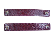 Load image into Gallery viewer, VALENTINO Backnet Sneaker Patches Leather Pink Snakeskin RRP65 NEW
