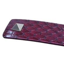 Load image into Gallery viewer, VALENTINO Backnet Sneaker Patches Leather Pink Snakeskin RRP65 NEW
