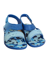 Load image into Gallery viewer, IPANEMA Blue Boys Camo Print Sandals Faux Buckle Strap Shoes UK 7 NEW RRP 25
