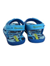 Load image into Gallery viewer, IPANEMA Blue Camo Print Sandals Faux Buckle Strap Shoes Size UK 7 NEW RRP 25
