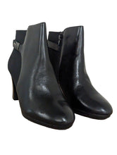 Load image into Gallery viewer, ANNE KLEIN Black Ankle Bootie Formal Boots Zipper Slip On Size UK8 US10 NEW RRP 189
