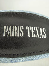 Load image into Gallery viewer, PARIS TEXAS Ladies Light Blue Denim Marina Mule Shoes Size EU38 UK5 RRP475 NEW
