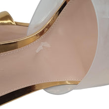 Load image into Gallery viewer, GIANVITO ROSSI Ladies Gold Leather Bree D&#39;Orsay Shoes EU41 UK8 RRP650 NEW
