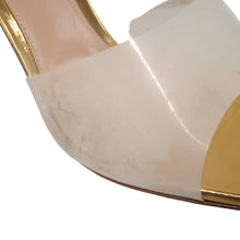 Load image into Gallery viewer, GIANVITO ROSSI Ladies Gold Leather Bree D&#39;Orsay Shoes EU41 UK8 RRP650 NEW
