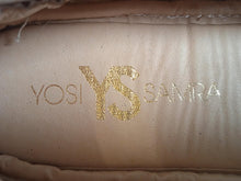 Load image into Gallery viewer, YOSI SAMRA Girls Gold Glitter Sammie Ballet Flats Size 3 Years RRP60 NEW
