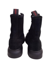 Load image into Gallery viewer, ALEXANDER MCQUEEN Combat Boots Shoes Suede Lace Up Black EU36.5 UK3.5 NEW
