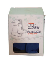 Load image into Gallery viewer, HATLEY Boot Liners Fleece Polyester Kids Navy Blue XS/TP (4-7) NEW RRP15
