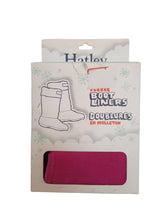 Load image into Gallery viewer, HATLEY Boot Liners Fleece Polyester Girls Magenta Pink XS/TP (4-7) NEW RRP15
