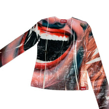 Load image into Gallery viewer, DIESEL Ladies T-Clauzi-M1 Long Sleeve Polyester T Shirt Size S NEW RRP 350
