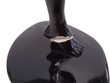 Load image into Gallery viewer, ANISSA KERMICHE Can Candle Stick Holder Resin Black OS 41 x 16 x 12cm NEW RRP225
