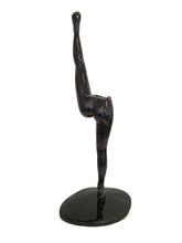 Load image into Gallery viewer, ANISSA KERMICHE Can Candle Stick Holder Resin Black OS 41 x 16 x 12cm NEW RRP225
