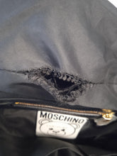 Load image into Gallery viewer, MOSCHINO Teddy Bear Backpack Bag Nylon Zip Ladies Girls Black OS NEW RRP620
